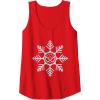 imageMarvel SpiderMan Winter Holiday Snowflake Logo Tank TopRed