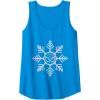 imageMarvel SpiderMan Winter Holiday Snowflake Logo Tank TopSapphire Blue