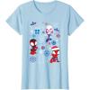 imageMarvel Spidey and His Amazing Friends Christmas Holiday Icon TShirtBaby Blue