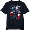 imageMarvel Spidey and His Amazing Friends Christmas Holiday Icon TShirtBlack