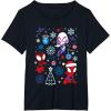 imageMarvel Spidey and His Amazing Friends Christmas Holiday Icon TShirtBlack