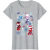 imageMarvel Spidey and His Amazing Friends Christmas Holiday Icon TShirtHeather Grey