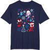 imageMarvel Spidey and His Amazing Friends Christmas Holiday Icon TShirtNavy Blue