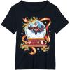 imageMarvel Storm and the XMen Christmas Holiday Snow Globe TShirtBlack