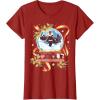 imageMarvel Storm and the XMen Christmas Holiday Snow Globe TShirtCranberry Red