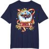 imageMarvel Storm and the XMen Christmas Holiday Snow Globe TShirtNavy Blue