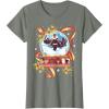 imageMarvel Storm and the XMen Christmas Holiday Snow Globe TShirtOlive Heather