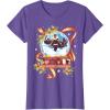 imageMarvel Storm and the XMen Christmas Holiday Snow Globe TShirtPurple Heather