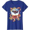 imageMarvel Storm and the XMen Christmas Holiday Snow Globe TShirtRoyal Blue