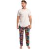 imageMarvel Superhero Squares Mens Black Sleep Pajama PantsMarvel Superhero Squares