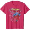 imageMarvel The Amazing SpiderMan Vintage Comic Poster TShirtRed Heather