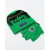 imageMarvel The Incredible Hulk Boys Green Beanie and Gloves Set  Winter Warmer Accessories for Kids