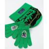 imageMarvel The Incredible Hulk Boys Green Beanie and Gloves Set  Winter Warmer Accessories for Kids