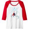 imageMarvel Thor Winter Snowflake Holiday Raglan Baseball TeeRedWhite