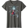 imageMarvel Thor Winter Snowflake Holiday TShirtAsphalt Grey