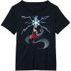 imageMarvel Thor Winter Snowflake Holiday TShirtBlack