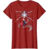 imageMarvel Thor Winter Snowflake Holiday TShirtCranberry Red