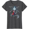 imageMarvel Thor Winter Snowflake Holiday TShirtDark Heather Grey