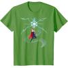 imageMarvel Thor Winter Snowflake Holiday TShirtGrass Green