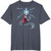 imageMarvel Thor Winter Snowflake Holiday TShirtHeather Blue
