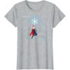 imageMarvel Thor Winter Snowflake Holiday TShirtHeather Grey