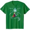 imageMarvel Thor Winter Snowflake Holiday TShirtKelly Green