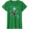 imageMarvel Thor Winter Snowflake Holiday TShirtKelly Green