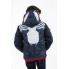 imageMarvel Zip Up Cosplay Puffer Jacket Toddler to Big Kid Sizes 2T  1416Black  White