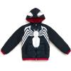 imageMarvel Zip Up Cosplay Puffer Jacket Toddler to Big Kid Sizes 2T  1416Black  White