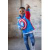 imageMarvel Zip Up Cosplay Puffer Jacket Toddler to Big Kid Sizes 2T  1416Captain America Blue