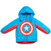imageMarvel Zip Up Cosplay Puffer Jacket Toddler to Big Kid Sizes 2T  1416Captain America Blue