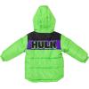 imageMarvel Zip Up Cosplay Puffer Jacket Toddler to Big Kid Sizes 2T  1416Hulk Green