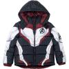 imageMarvel Zip Up Cosplay Puffer Jacket Toddler to Big Kid Sizes 2T  1416Quantum Realm RedWhiteBlack