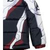 imageMarvel Zip Up Cosplay Puffer Jacket Toddler to Big Kid Sizes 2T  1416Quantum Realm RedWhiteBlack