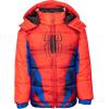 imageMarvel Zip Up Cosplay Puffer Jacket Toddler to Big Kid Sizes 2T  1416Spiderman  Red