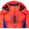 imageMarvel Zip Up Cosplay Puffer Jacket Toddler to Big Kid Sizes 2T  1416Spiderman  Red