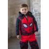 imageMarvel Zip Up Cosplay Puffer Jacket Toddler to Big Kid Sizes 2T  1416Spiderman  RedBlack
