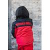 imageMarvel Zip Up Cosplay Puffer Jacket Toddler to Big Kid Sizes 2T  1416Spiderman  RedBlack
