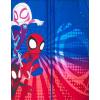 imageMarvel Zip Up Cosplay Puffer Jacket Toddler to Big Kid Sizes 2T  1416Spidey and His Amazing Friends  Blue  Red