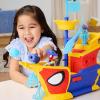 imageSPIDEY AND HIS AMAZING FRIENDS Marvel WaterWebs Webs Ahoy Bubble Pirate Ship Toy 3Inch Action Figures ampamp Boat Playset Super Hero Toys 3 Years
