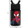 imageSimple Modern Kids Tritan Plastic Summit Water Bottle  Marvel Spiderman 12 oz BPAFree Cup with Covered Leak Proof Straw Lid for Girls Toddlers  Spider GwenMarvel Spidey Kid