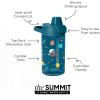 imageSimple Modern Kids Tritan Plastic Summit Water Bottle  Marvel Spiderman 12 oz BPAFree Cup with Covered Leak Proof Straw Lid for Girls Toddlers  Spider GwenBlippi Space