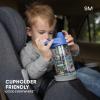 imageSimple Modern Kids Tritan Plastic Summit Water Bottle  Marvel Spiderman 12 oz BPAFree Cup with Covered Leak Proof Straw Lid for Girls Toddlers  Spider GwenTmnt Pizza Time