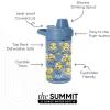 imageSimple Modern Kids Tritan Plastic Summit Water Bottle  Marvel Spiderman 12 oz BPAFree Cup with Covered Leak Proof Straw Lid for Girls Toddlers  Spider GwenMinions Unite