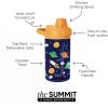 imageSimple Modern Kids Tritan Plastic Summit Water Bottle  Marvel Spiderman 12 oz BPAFree Cup with Covered Leak Proof Straw Lid for Girls Toddlers  Spider GwenOuter Space