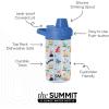 imageSimple Modern Kids Tritan Plastic Summit Water Bottle  Marvel Spiderman 12 oz BPAFree Cup with Covered Leak Proof Straw Lid for Girls Toddlers  Spider GwenRad Dino