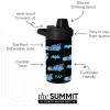 imageSimple Modern Kids Tritan Plastic Summit Water Bottle  Marvel Spiderman 12 oz BPAFree Cup with Covered Leak Proof Straw Lid for Girls Toddlers  Spider GwenDC Batwheels