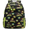 imageSimple Modern Medium Marvel Toddler Backpack for School Girls and Boys  Kindergarten Elementary Kids Backpack  Fletcher Collection  Kids  15quot tall  Spidey KidTmnt Turtles Unite