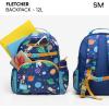 imageSimple Modern Medium Marvel Toddler Backpack for School Girls and Boys  Kindergarten Elementary Kids Backpack  Fletcher Collection  Kids  15quot tall  Spidey KidSage Florals
