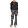 imageAmazon Essentials Disney  Marvel  Star Wars Womens Flannel Pajama Sleep SetsStar Wars Logo  Womens